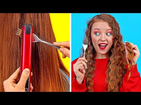 TIPS Y TRUCOS ASOMBROSOS PARA TU CABELLO || Ideas femeninas fáciles e increíbles por 123 GO! Spanish