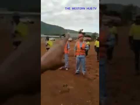 CHAOS AT CONSTRUCTION AS CHINESE SUPERVISE ENGAGE IN FIGHT WITH AFRICAN WORKER
