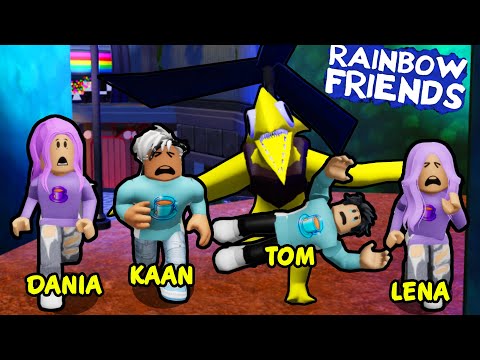 4 FREUNDE SPIELEN 1.MAL ZUSAMMEN Rainbow Friends Chapter 2! Kaan, Dania, Lena & Tom!