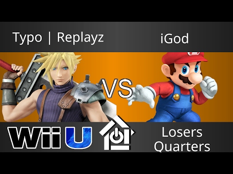 Bearly Monhthly 4/1/17 - Typo | Replayz (Cloud) vs iGod (Mario) - Smash 4 Losers Quarters
