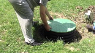 How to install a septic tank riser and new lid yourself - easily!