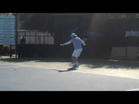 Kei Nishikori and Tommy Haas hit at IMG Academy in 2009 - Part 1