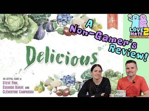 Delicious - A Non-Gamer's Review! Pencil First Games | Love 2 Hate #boardgamereview #boardgames