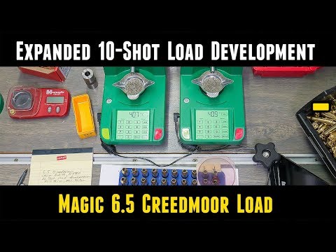Expanded 10 Shot Load Development for 6.5 Creedmoor