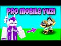 PRO YUZI KIT Gameplay In Mobile.. | ROBLOX BEDWARS
