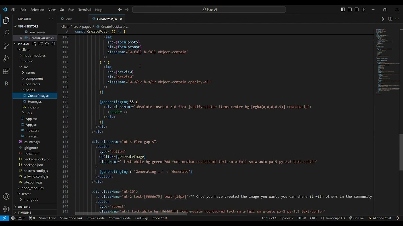 Source code for pixel AI-Image generator