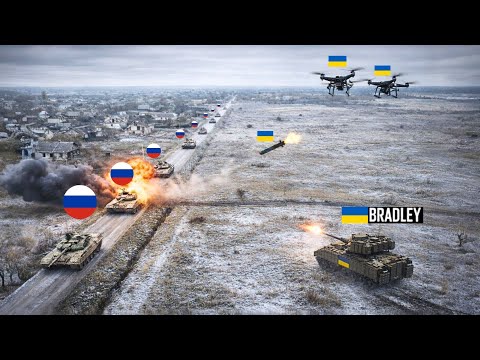 Russian Military Convoy Suffers Heavy Losses in Intense Zone — Then This Happens