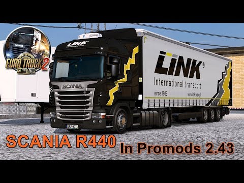 🚛 Scania R440 LINK International Transport - Promods 2.43 Kolding to Osnabrück