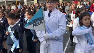 Santa Lucía vivió una emotiva promesa de lealtad con 1.600 estudiantes