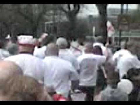 NOTTINGHAM ST. GEORGE'S DAY PARADE 2009 TO PHEASANT PUB, RADFORD