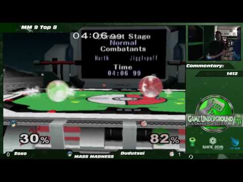 Mass Madness 9 SSBM - ZoSo (Marth) vs. dudutsai (Jigglypuff) - Melee WSF
