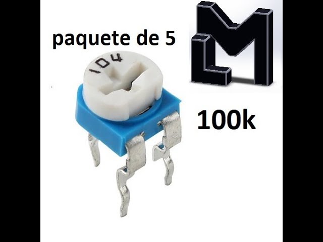 Vídeo relacionado con AUKENIEN 24 Valores 120 Piezas Potenciometro 100 Ohm a 2M Ohm Potenciometros Horizontal Kit de Resistencias Variables Azul y Blanco Resistencia Regulables