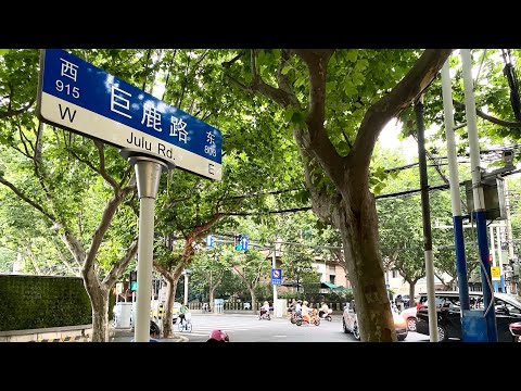 Caminhada Xangai Jilu Road Changshu Road Huashan Road Jing'an Temple Yijia