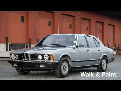 Walk & Paint 1982 BMW 745i Euro ~ Silver Arrow Cars Ltd