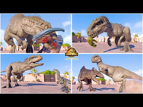 Indominus Rex All Perfect Animations & Interactions 🦖 Jurassic World Evolution 2 - JWE, I-REX