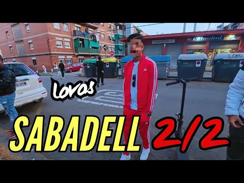 This is happening in CAN PUIGGENER, the most dangerous neighborhood in Sabadell.