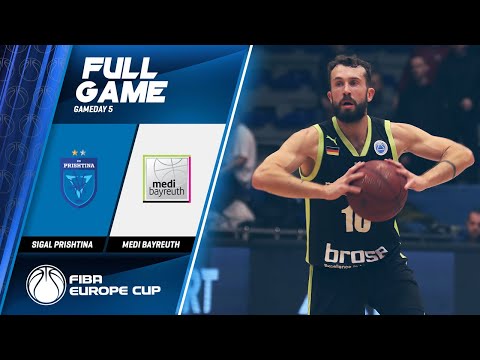 Sigal Prishtina v medi Bayreuth - Full Game - FIBA Europe Cup 2019-20
