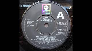 The Dramatics - Me And Mrs  Jones