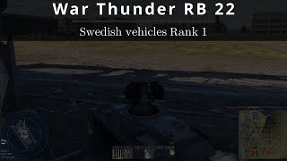 War Thunder RB 22 ⛑️ Swedish Rank 1