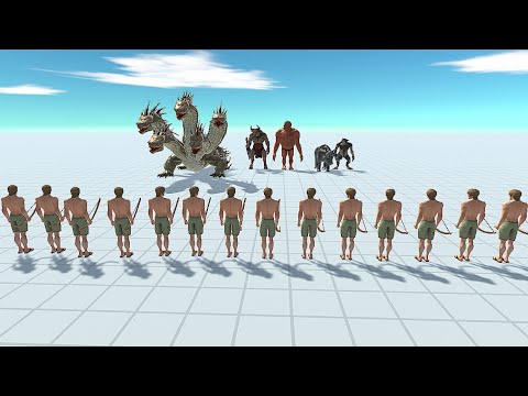 15X ARCHIE THE ARCHER VS FACTION - Animal Revolt Battle Simulator