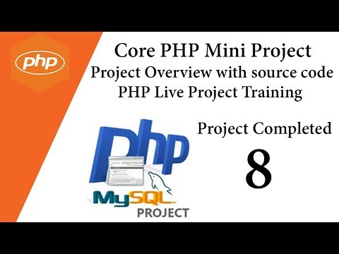 Project Completed  PHP Live Project Training  Core PHP Mini Project  Edit Functionality  Part 8