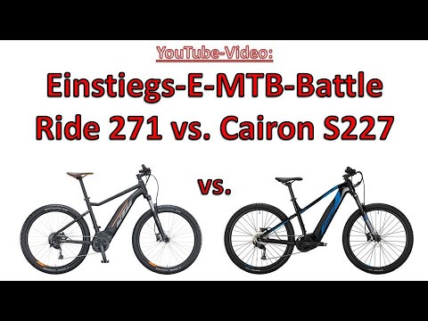 Einstiegs E-MTB Battle - Conway Cairon S227 vs KTM Macina Ride 271