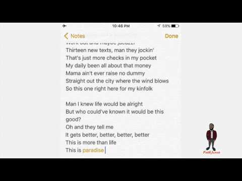 Keith James - Paradise