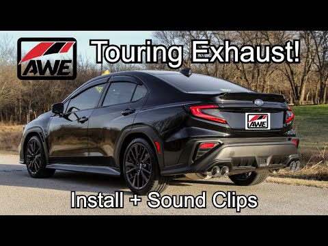 AWE Touring Catback Exhaust Installation + Sound Test | VB WRX (2022+)