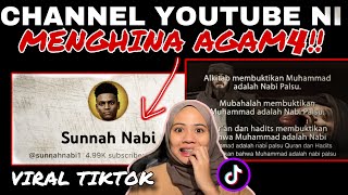 Download lagu VIRAL CHANNEL SUNNAH NABI MENGHlNA AGAM4?! 😭 YOUTUBER NI BERANI WEH!! mp3