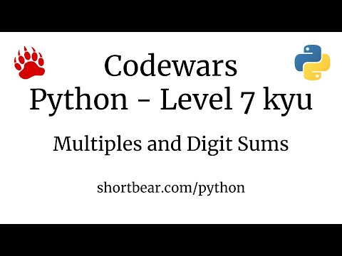 Codewars Python Multiples And Digit Sums