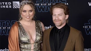 Clare Grant and Seth Green “Star Wars: The Rise of Skywalker” World Premiere Blue Carpet video