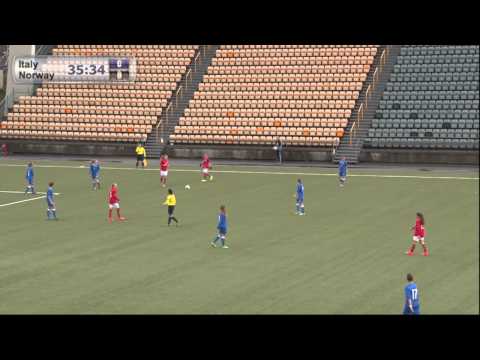 FSF Varpið. UEFA W Under-17 Championship Italy - Norway