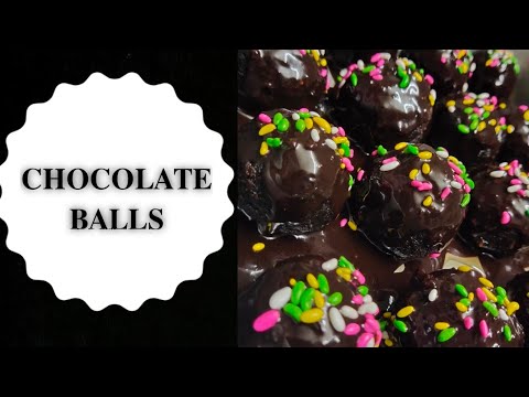 chocolate balls || homemade || made by ZAMIRA PATHAN