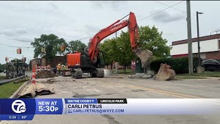 Lincoln Park businesses struggle as Fort Street construction drags on