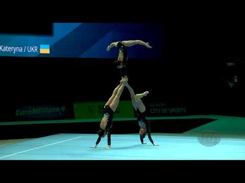 Ukraine (UKR) - 2018 Acrobatic Worlds, Antwerpen (BEL) - Combined  Women's Group