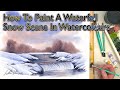 How To Paint A Beautiful Waterfall Landscape In Watercolours