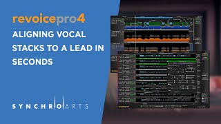 Video thumbnail for Aligning Vocal Stacks to a Lead in Seconds with Revoice Pro 4 by Synchro Arts