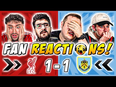 Liverpool Fans MISERABLE 😖 Reactions to Liverpool 1-1 Burnley | Premier League Fan Reactions