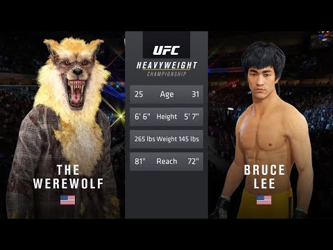 UFC 4 - Bruce Lee vs. Werewolf - Epic Fight 🔥🐉 Rematch