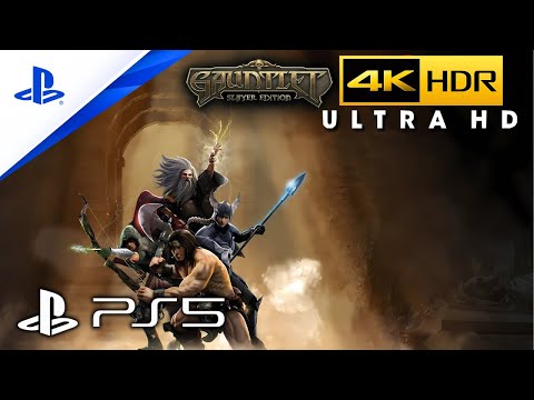 Lets Play Gauntlet Slayer Edition on PS5 Gameplay [4K 60FPS] [Barbarian]