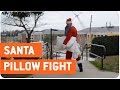 Santa Pillow Scuffles Students Naughty Or Nice