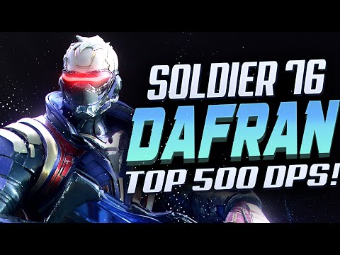 DAFRAN INSANE SOLDIER 76 AND MCCREE GAMEPLAY! 43 ELIMS! [ OVERWATCH SEASON 25 TOP 500 ]