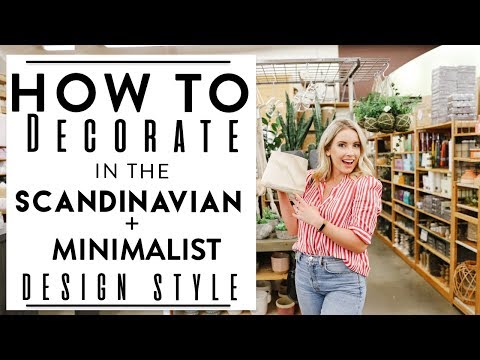 Part of a video titled INTERIOR DESIGN | Tips to Decorate in the SCANDINAVIAN + ... - YouTube