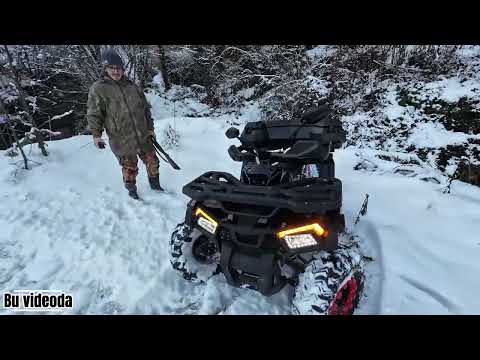 EFSANE BİR ATV KUBA HUSSAR 220 PRO KAR PERFORMANSI İNCELEME