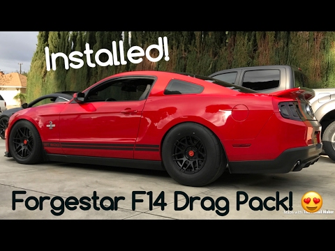 Installed! F14 Drag Pack on GT500!