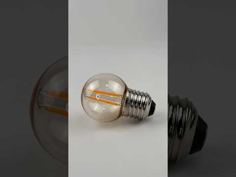 LED лампа Edisons G45 E27 2W 2200K Light Bronze пластикова колба