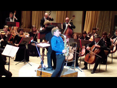 Piazzolla: Oblivion & Libertango. Sergey Kolesov (saxophone), conductor Dmitrii Russu, 2014