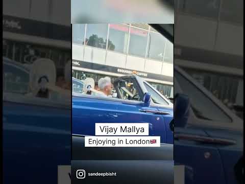 Vijay Mallya spotted driving Bentley in London????????