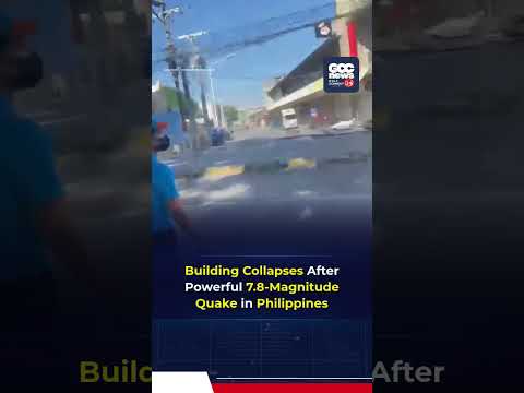 Shopping Centre Partially Collapses After Powerful 7.8 Magnitude Earthquake Hits Philippines