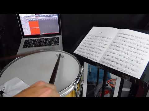 Advanced Snare Drum Studies Etude 6 63bpm Mitchell Peters